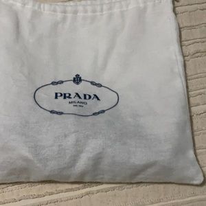 Prada pouch belt black